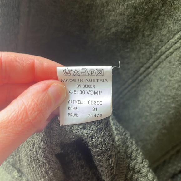 Vintage Geiger Wool Sweater Cardigan - Picture 9 of 11